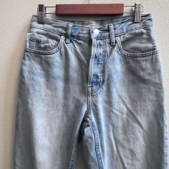 Everlane The 90's Cheeky Jean Organic Cotton Women's Jeans Size 23 Ankle Light - Picture 3 of 7